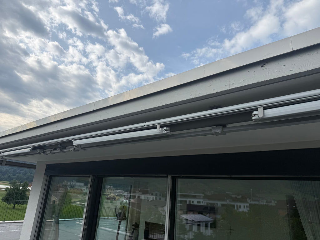 2x Griesser Topas Gelenkarmmarkise mit je Tragrohr 6m